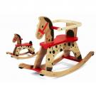 Cheval à bascule en bois " Caramel " Avec protection